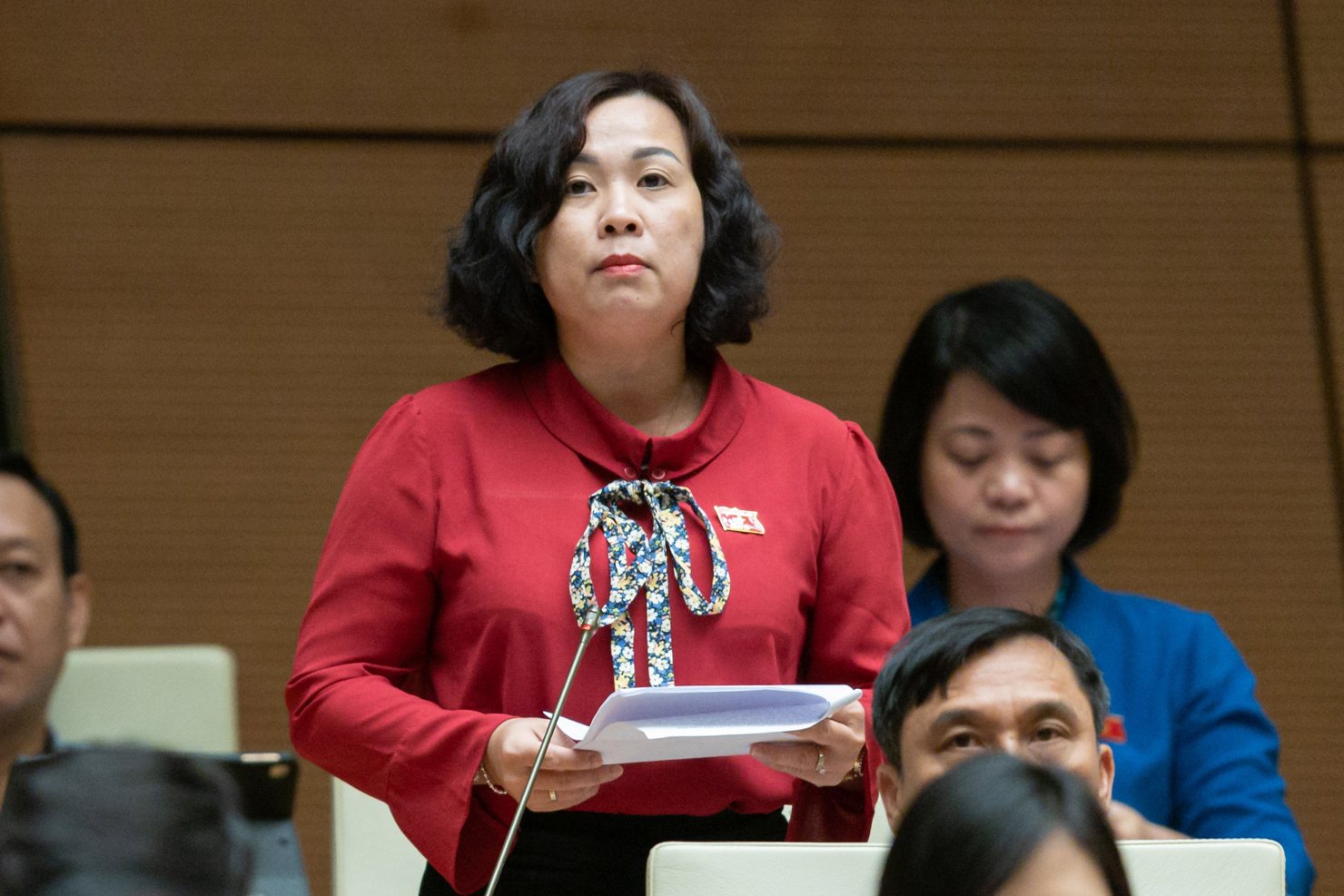 ĐBQH Nguyễn Thị Thu Thủy - tỉnh Bình Định cho rằng, tiền ảo, tài sản ảo có nguy cơ bị lạm dụng để thực hiện các hoạt động phi pháp.