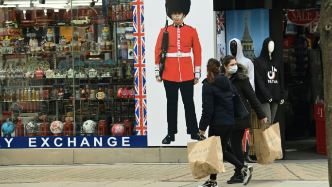 GDP của Anh ước giảm 0,3% trong quý III/2022, cao hơn so với ước tính trước đó. Ảnh: AFP