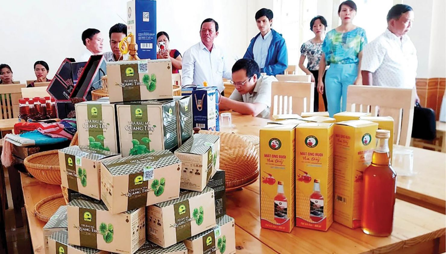 Chương trình OCOP thông qua liên kết đã tạo ra được sản lượng lớn, chất lượng sản phẩm tương đối đồng đều.