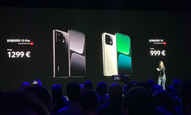 Giá bán của Xiaomi 13 và 13 Pro được công bố tại MWC 2023