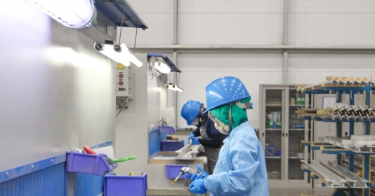 Dự án chế tạo, sản xuất linh kiện hàng không, vũ trụ của Tập đoàn Universal Alloy Corporation (UAC) của Hoa Kỳ, với vốn đầu tư 170 triệu USD. Ảnh: Thành Vân.