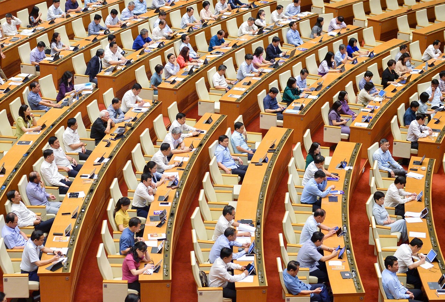Toàn cảnh hội trường phiên thảo luận.