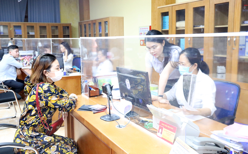 Số lượng người tham gia bảo hiểm xã hội tại Vĩnh Phúc tăng đều qua các năm.