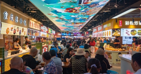 Một nhà hàng ở Trùng Khánh, Trung Quốc. Ảnh CFP