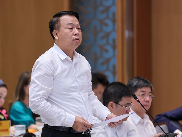 Thứ trưởng Bộ Tài chính Nguyễn Đức Chi phát biểu tại Hội nghị trực tuyến đánh giá kết quả thực hiện Nghị quyết số 33/NQ-CP ngày 11/3/2023 của Chính phủ.