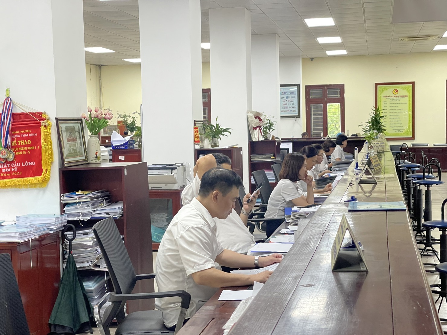 KBNN yêu cầu các đơn vị trong hệ thống tập trung vào thanh tra chuyên ngành, kiểm tra nội bộ, giám sát từ xa. Ảnh: Thùy Linh.