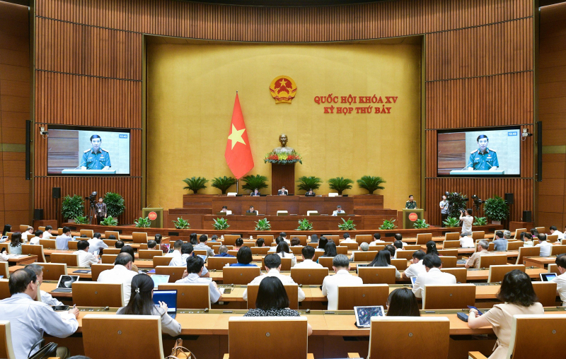 Quang cảnh phiên họp. Ảnh: Hồ Long