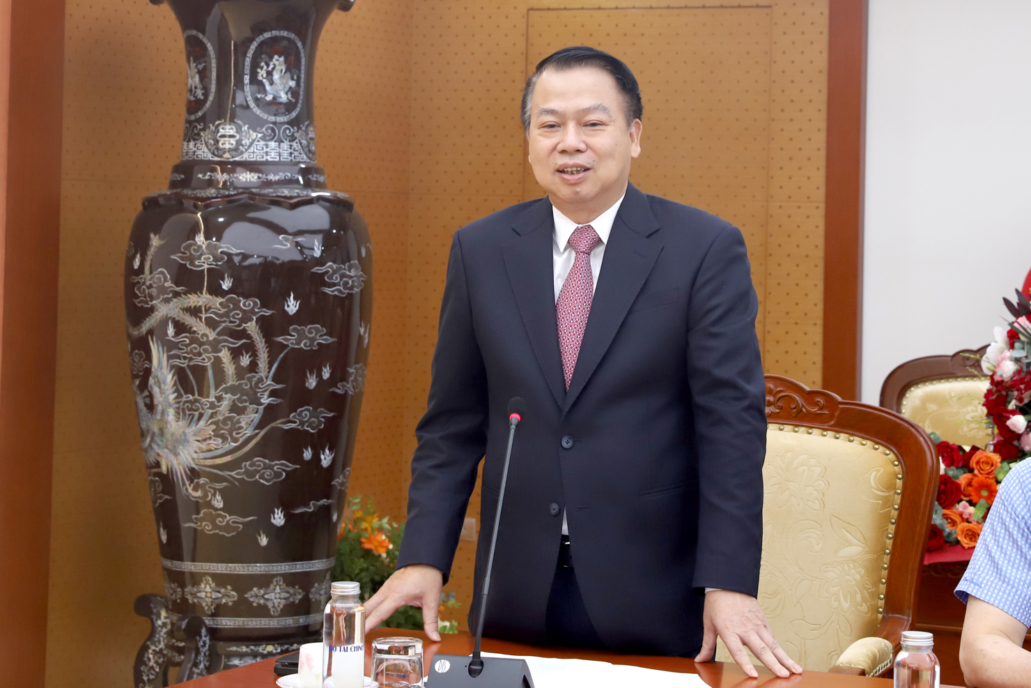 Thứ trưởng Bộ Tài chính Nguyễn Đức Chi phát biểu tại buổi Lễ.