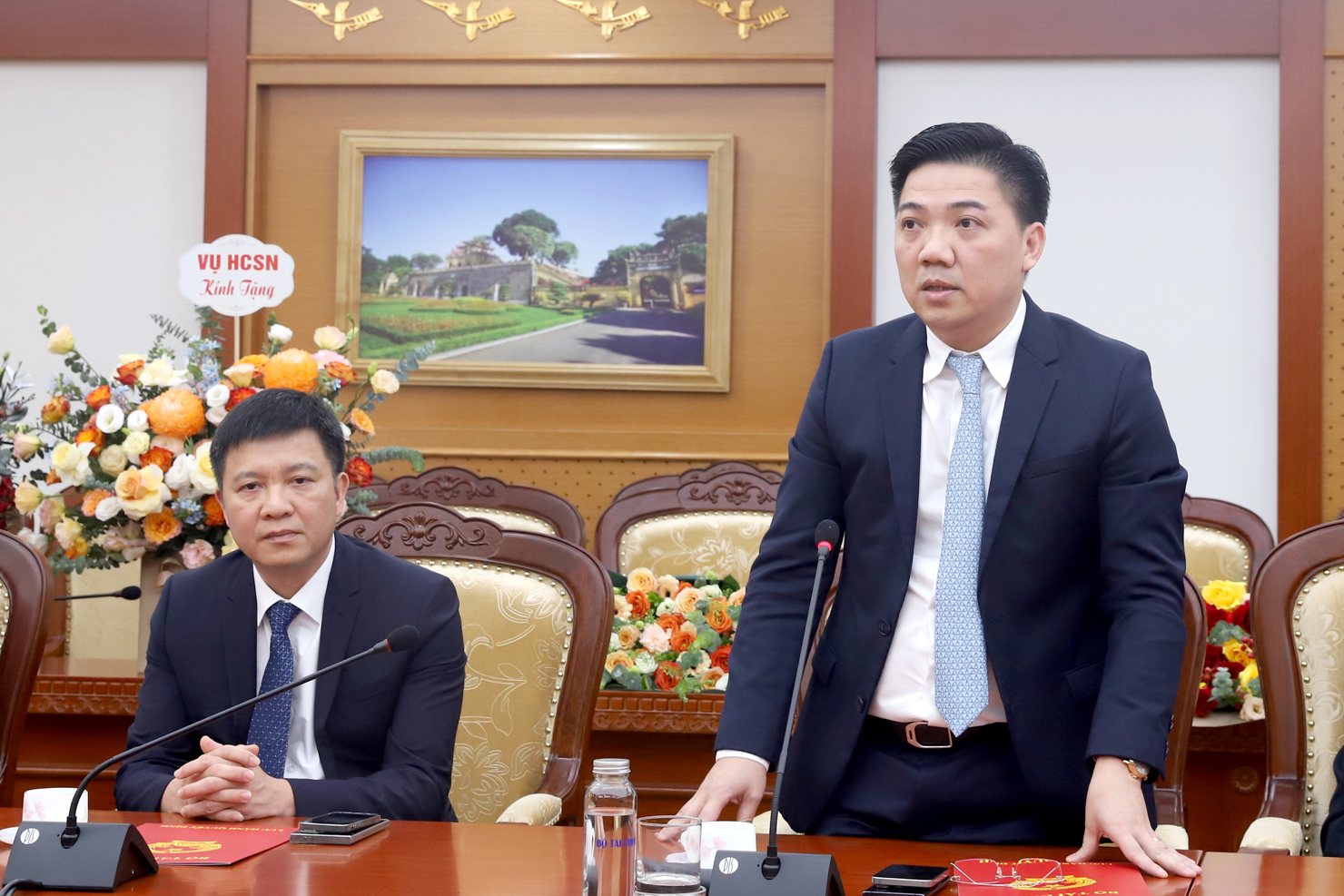 Ông Phạm Quang Toản phát biểu tại buổi Lễ.