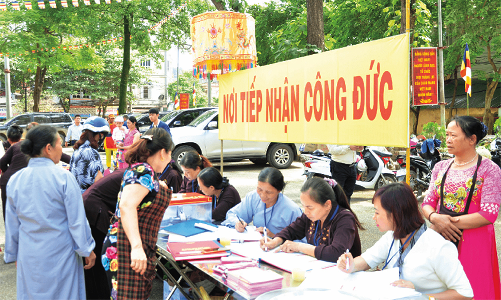 Hầu hết các địa phương đã xây dựng và ban hành văn bản quy định về quản lý tiền công đức, tài trợ, bảo đảm phù hợp với thực tế của từng di tích và phong tục, tập quán của địa phương.