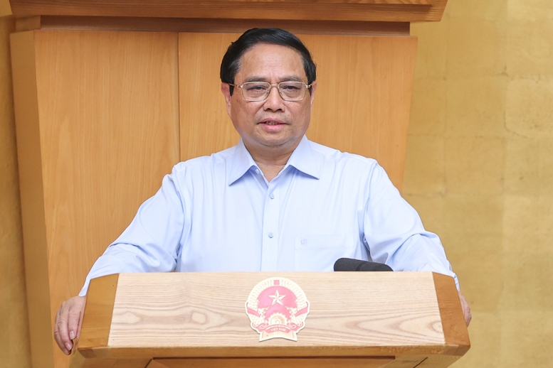 Thủ tướng Chính phủ Phạm Minh Chính chủ trì Phiên họp Chính phủ chuyên đề về xây dựng pháp luật.