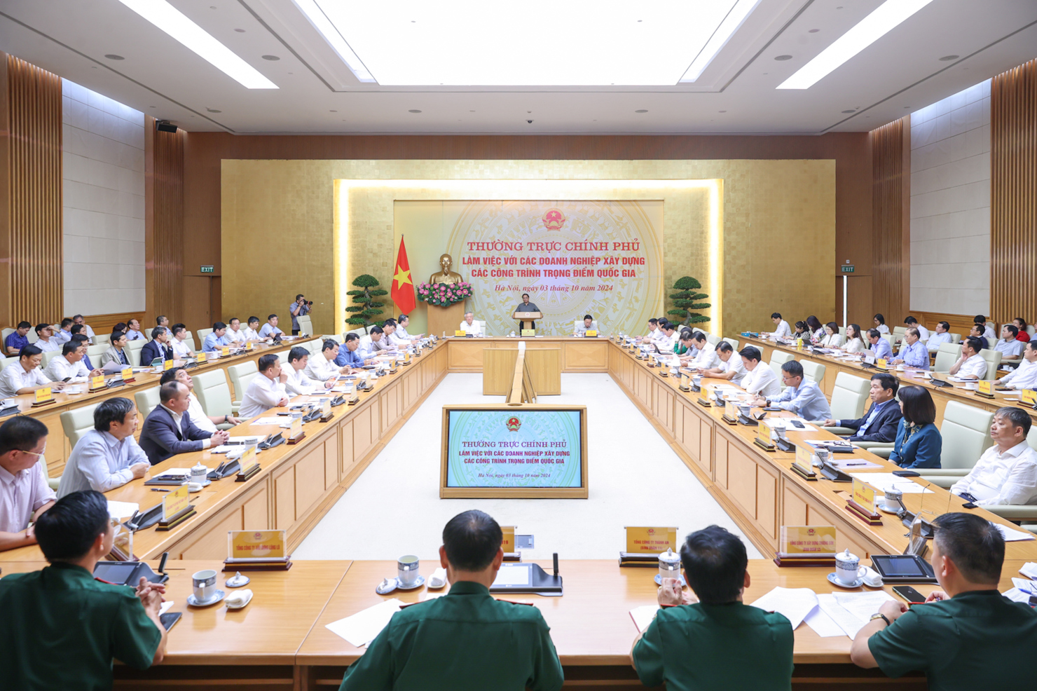 Quang cảnh cuộc làm việc. Ảnh: VGP/Nhật Bắc