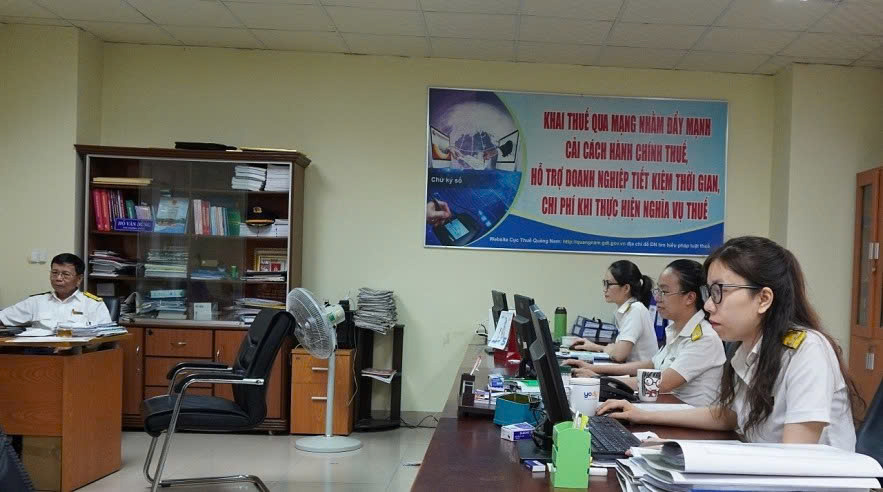 Cục Thuế tỉnh Quảng Nam chú trọng khai thác dữ liệu thuế thương mại điện tử thông qua kho cơ sở dữ liệu tập trung ngành Thuế.