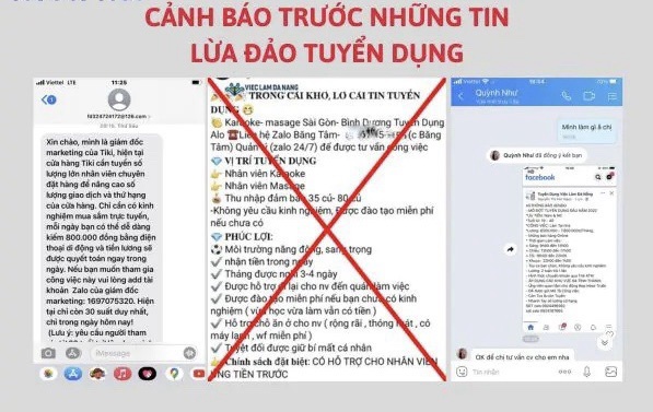 Các hình thức lừa đảo tuyển dụng việc làm phổ biến cần tránh    