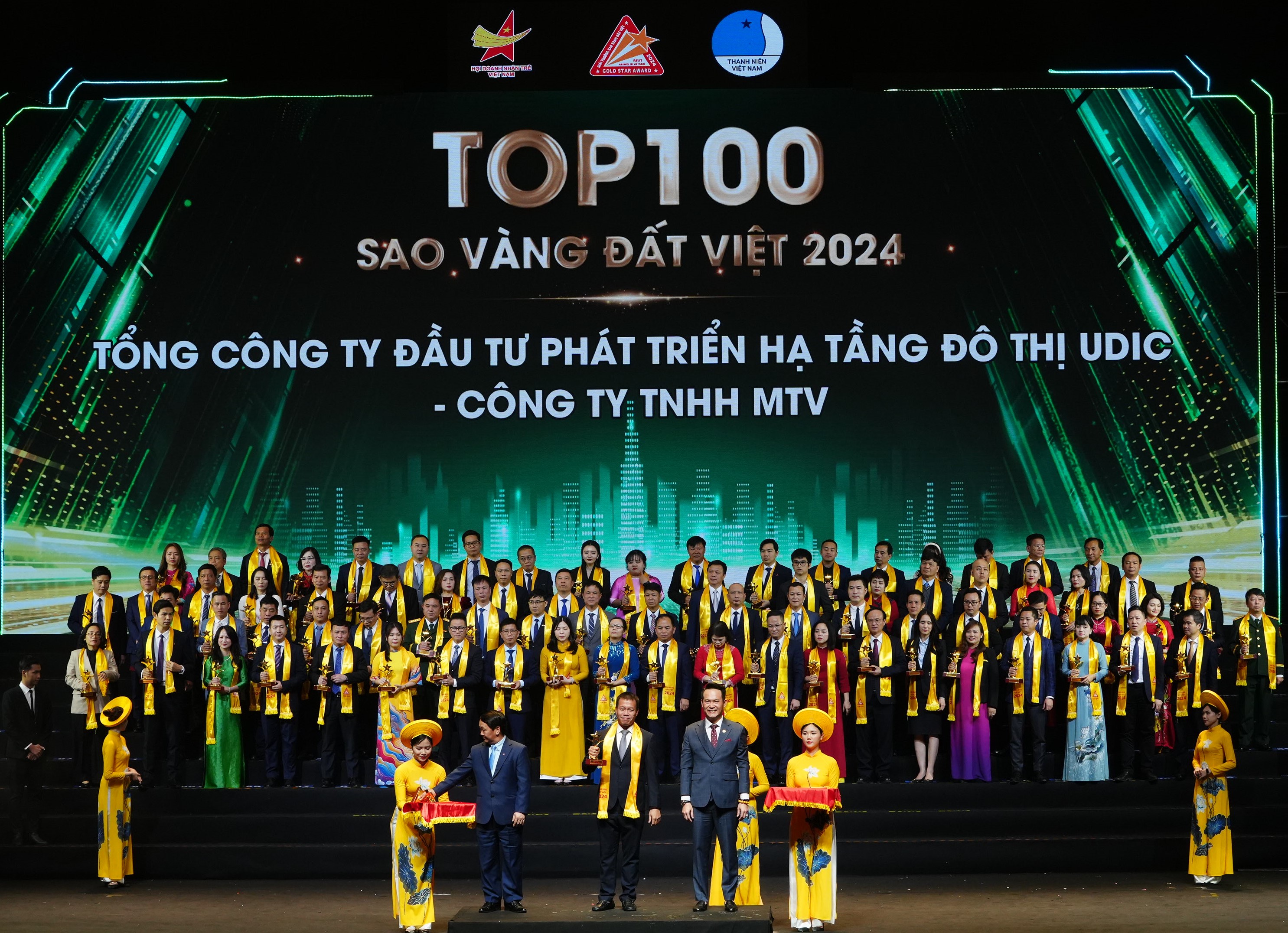 UDIC đoạt Danh hiệu TOP 20 Giải thưởng Sao Vàng đất Việt năm 2024