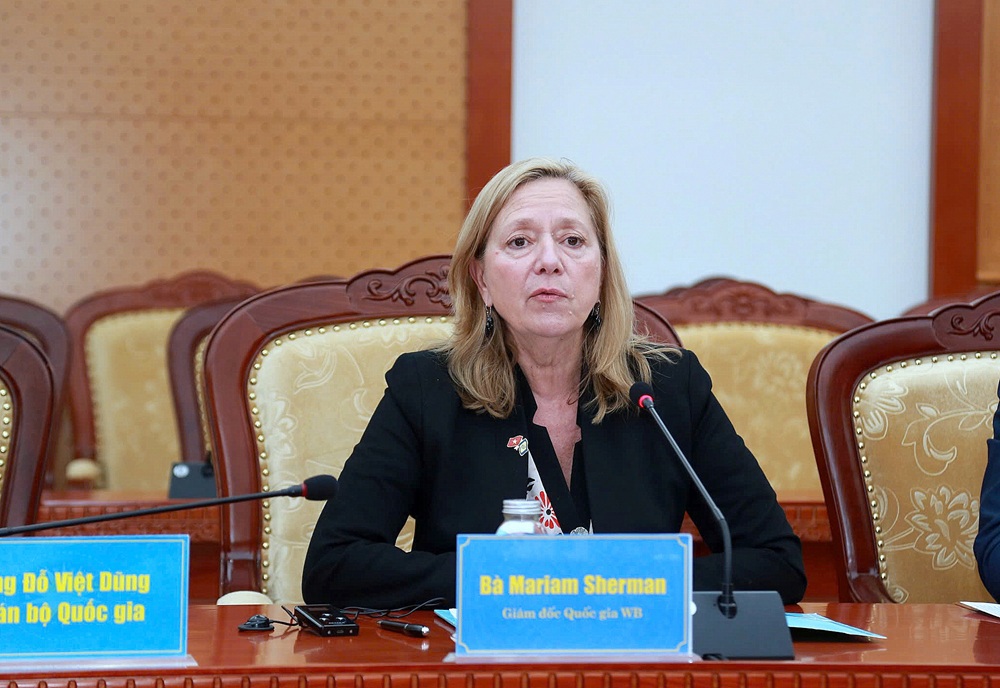 Bà Mariam Sherman - Giám đốc WB khu vực Việt Nam, Lào và Campuchia: WB đang đề xuất các danh mục dự án với tổng trị giá khoảng 11,2 tỷ USD.