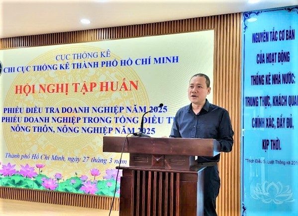 Tập huấn điều tra doanh nghiệp năm 2025 trên địa bàn TP. Hồ Chí Minh