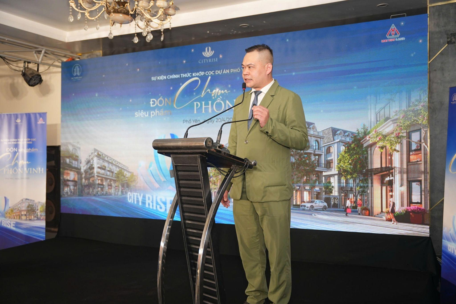 Đại diện Chủ đầu tư Bắc Thăng Long Thành Đồng  chia sẻ tại sự kiện