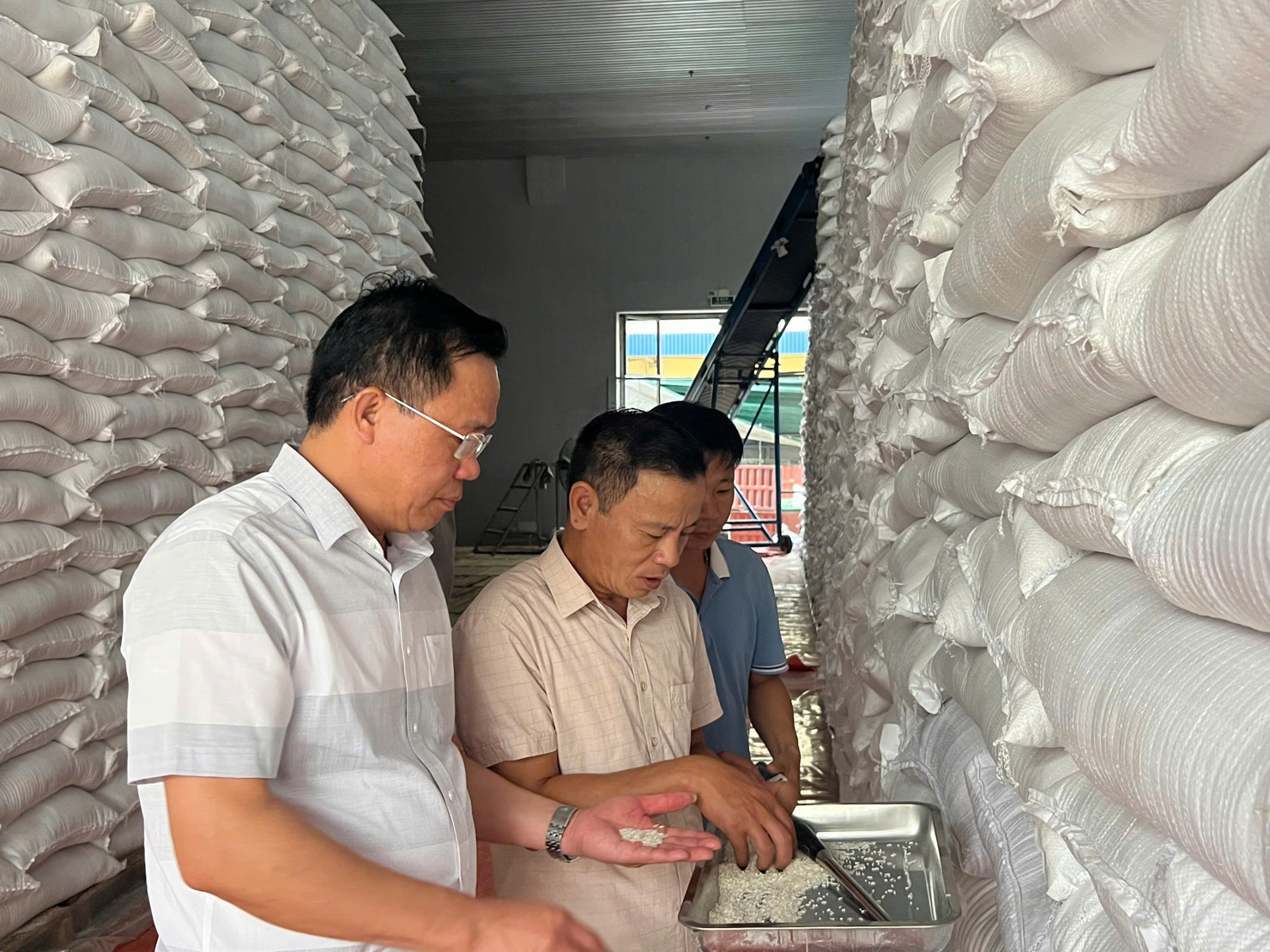 Chi cục Dự trữ Nhà nước các khu vực chủ động nhập, xuất hàng đảm bảo an toàn về người, tài sản và chất lượng trước diễn biến xấu của thời tiết.