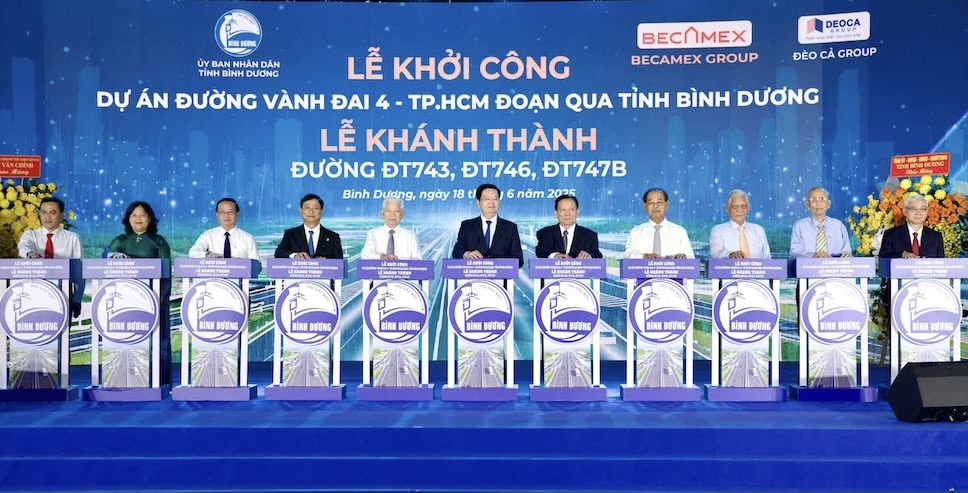 Bình Dương tổ chức lễ khởi công dự án Vành đai 4