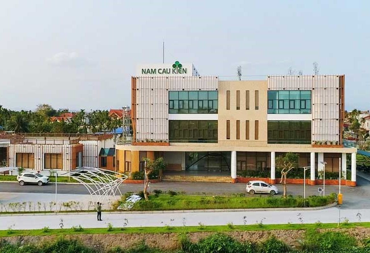 8% - 10% địa phương có định hướng xây dựng KCN sinh thái mới từ bước lập quy hoạch xây dựng. Ảnh: KCN Nam Cầu Kiền 