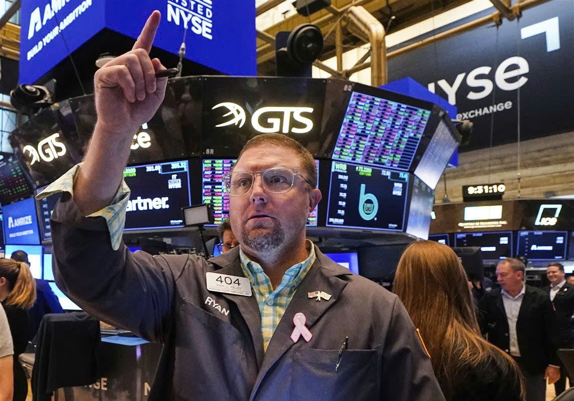 Phố Wall đánh dấu phiên thứ hai liên tiếp lập đỉnh lịch sử. Ảnh Internet