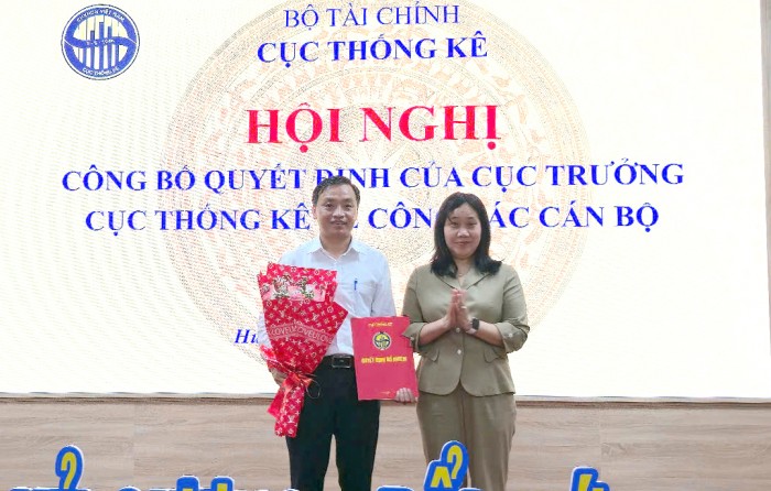 Ông Hoàng Văn Sỹ nhận nhiệm vụ Trưởng Thống kê TP. Huế