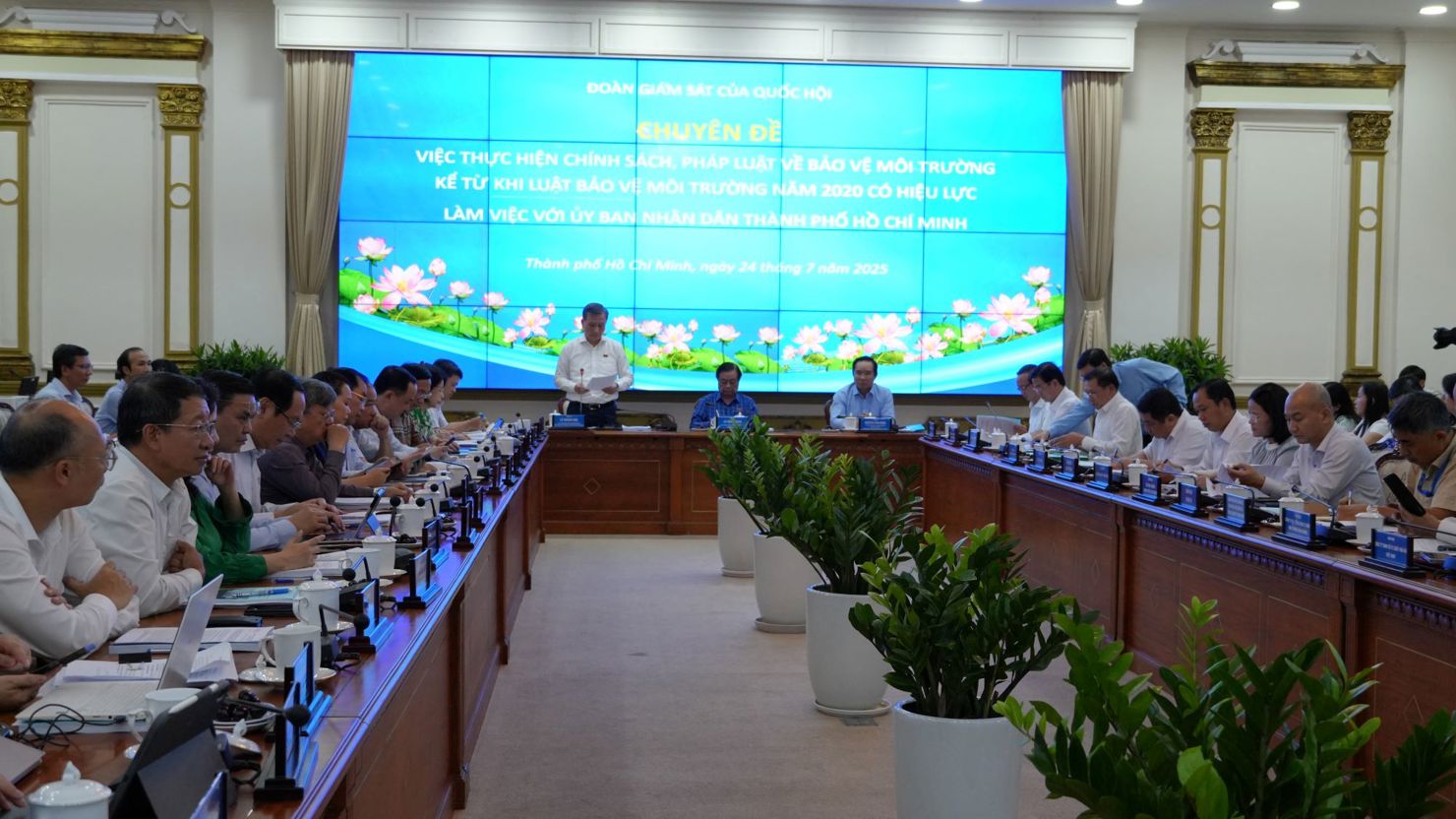 TP. Hồ Chí Minh tập trung di dời các cơ sở ô nhiễm môi trường ra khỏi đô thị, xử lý triệt để các cơ sở gây ô nhiễm môi trường nghiêm trọng. Ảnh: TL