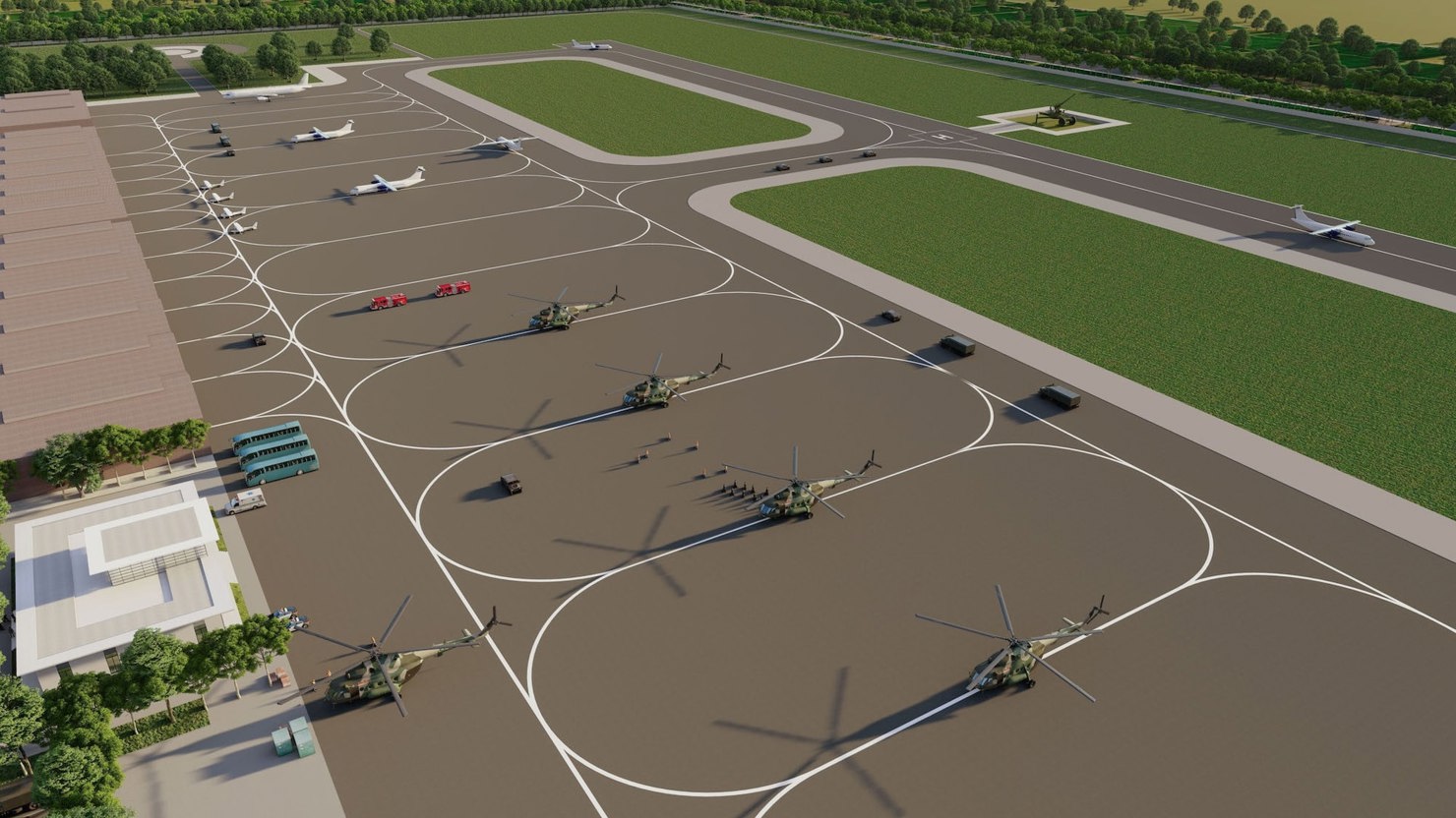 Sau điều chỉnh, tổng diện tích dự án sân bay Gia Bình được nâng lên khoảng 1.960 ha. Ảnh minh họa