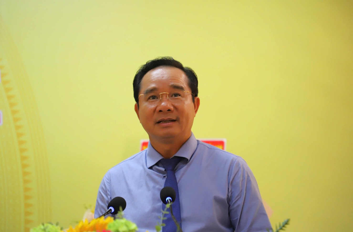 Chủ tịch UBND TP. Hồ Chí Minh Nguyễn Văn Được phát biểu. Ảnh: VT