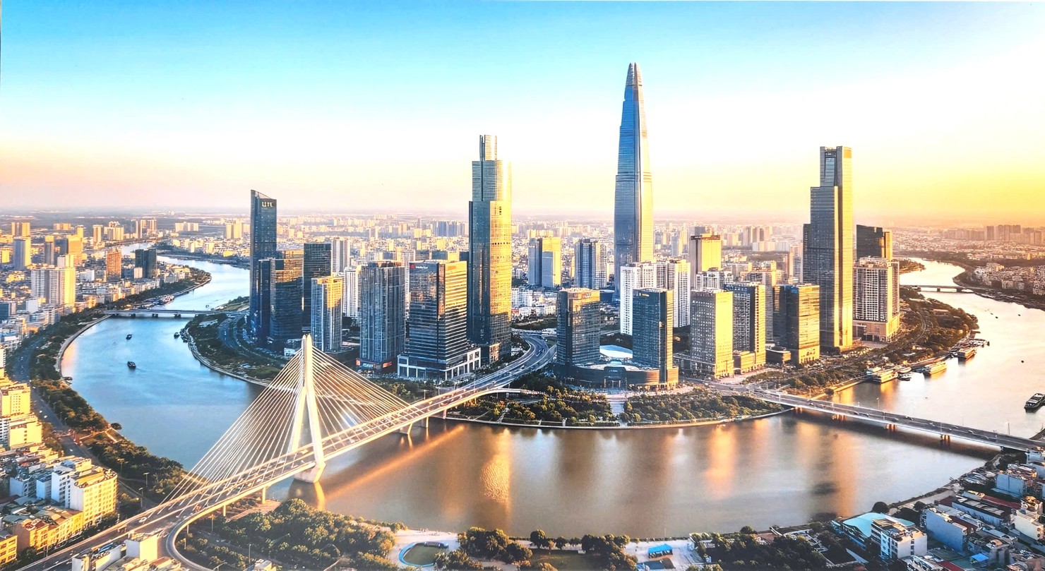 Thể chế  tại Trung tâm Tài chính quốc tế có thể rút ngắn chu kỳ từ ý tưởng đến thị trường còn 12-18 tháng thay vì 3 năm như hiện nay. Trong ảnh:  Mô hình Trung tâm Tài chính quốc tế tại TP.HCM. Ảnh: TL