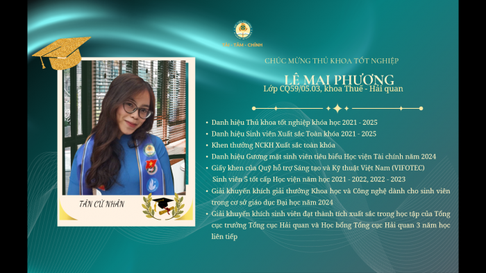 Nữ thủ khoa tốt nghiệp Học viện Tài chính: Tỏa sáng từ bản lĩnh và trí tuệ
