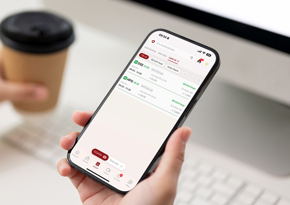 Lệnh AI giúp tối ưu giá khớp lệnh và giải phóng nhà đầu tư khỏi áp lực phải liên tục theo dõi thị trường.