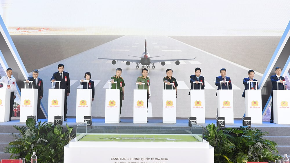 Bộ Công an khởi công Cảng hàng không quốc tế Gia Bình
