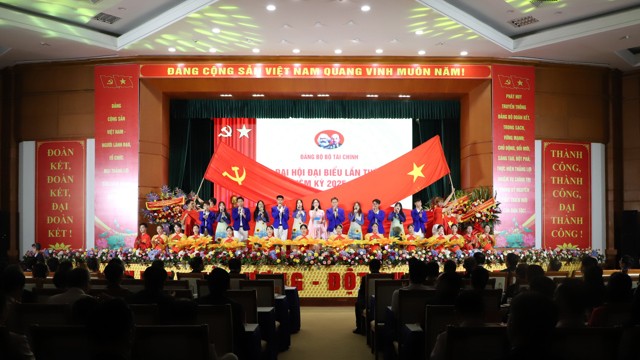 Chùm ảnh: Đại hội đại biểu Đảng bộ Bộ Tài chính lần thứ I, nhiệm kỳ 2025-2030