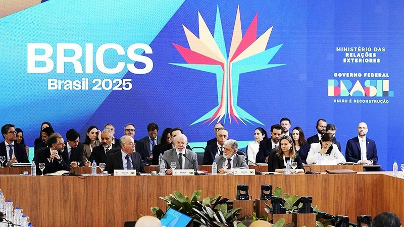 Các nhà lãnh đạo BRICS và đối tác tại Hội nghị thượng đỉnh Brazil năm 2025. (Ảnh: Sputnik Globe).