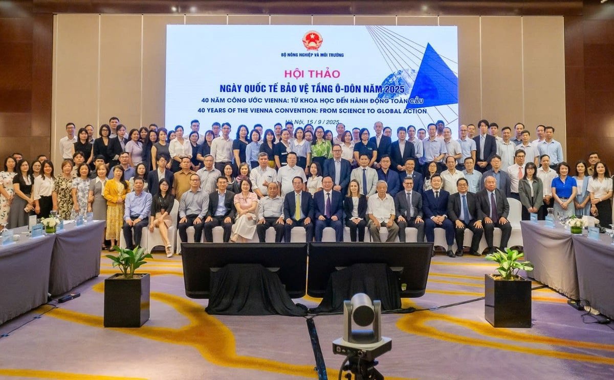 Hội thảo quốc gia với chủ đề “Hoạt động bảo vệ tầng ô-dôn hướng tới chuyển đổi xanh: Thúc đẩy hợp tác liên chính phủ, hợp tác công – tư”.