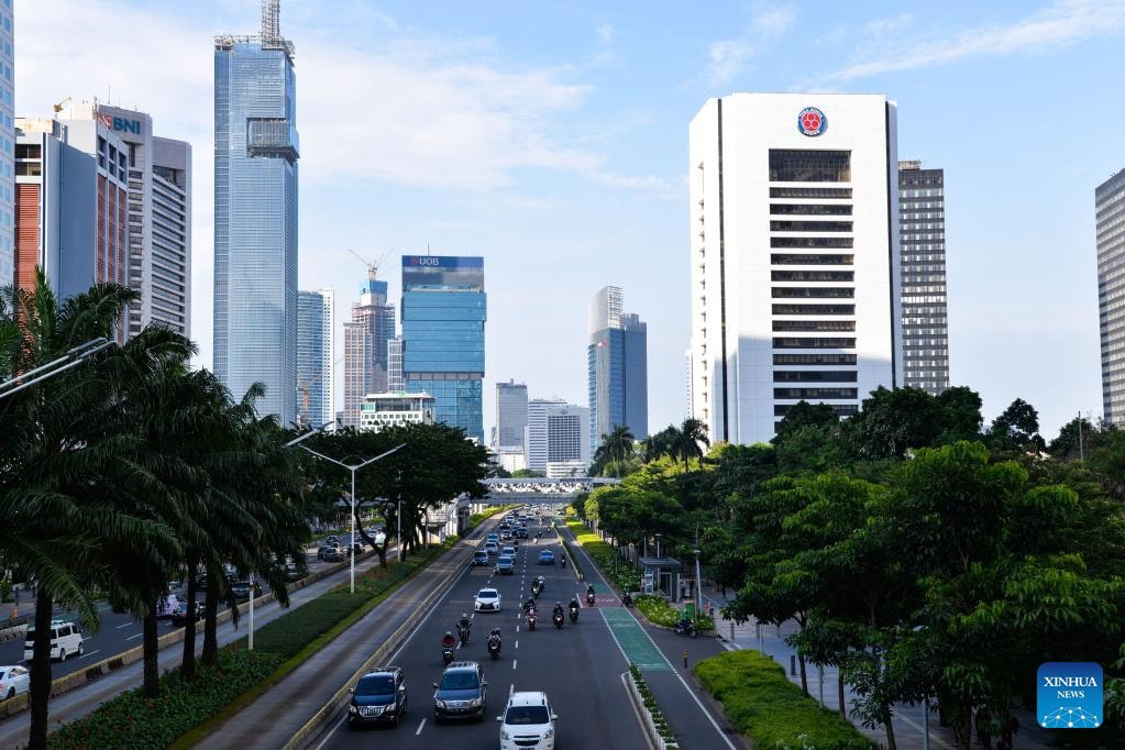 Thành phố Jakarta của Indonesia. Ảnh: Tân Hoa xã.  