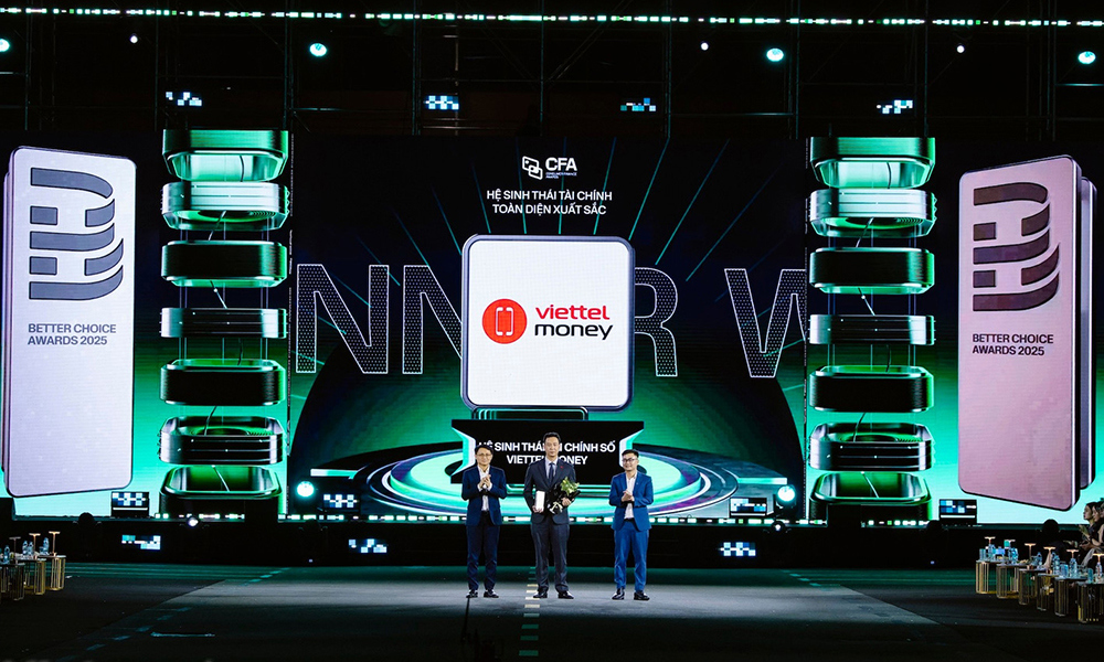 Viettel Money được vinh danh Hệ sinh thái tài chính toàn diện xuất sắc 