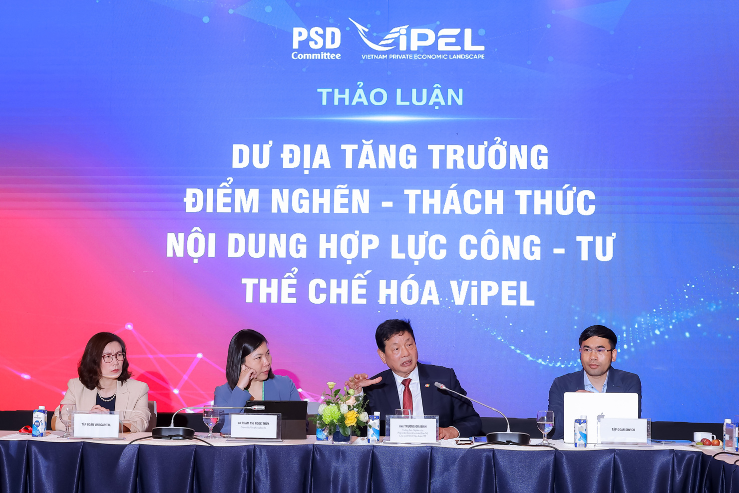 Phiên thảo luận Dư tăng trưởng điểm nghẽn - thách thức nội dung hợp lực công - tu thế chế hóa ViPEL