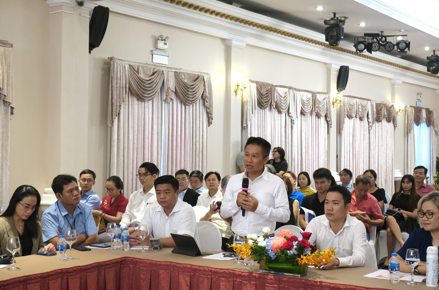 Nhiều doanh nghiệp KHCN mong muốn Thành phố tiếp tục đẩy mạnh chính sách ưu đãi cho doanh nghiệp trong thời gian tới. Ảnh: Đức Mỹ