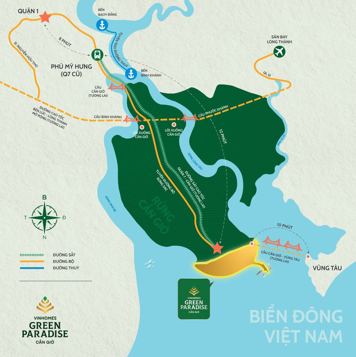 Hạ tầng đồng bộ khai mở vị thế trung tâm kết nối mới của Cần Giờ.