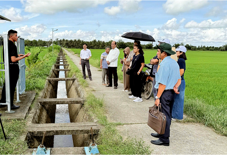 Đoàn công tác của IFAD thăm thực địa tại khu vực Đồng bằng sông Cửu Long trong tháng 10 (Nguồn: IFAD)