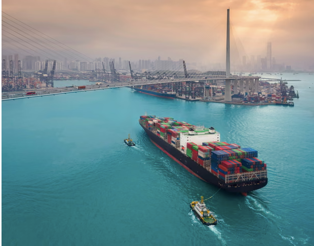 Thuế đánh vào lượng khí thải của ngành vận tải biển toàn cầu đã bị tạm hoãn một năm sau cuộc bỏ phiếu ngày 17-10. Ảnh: Getty