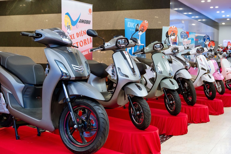 Các dòng xe máy điện đang dần chiếm lĩnh thị trường