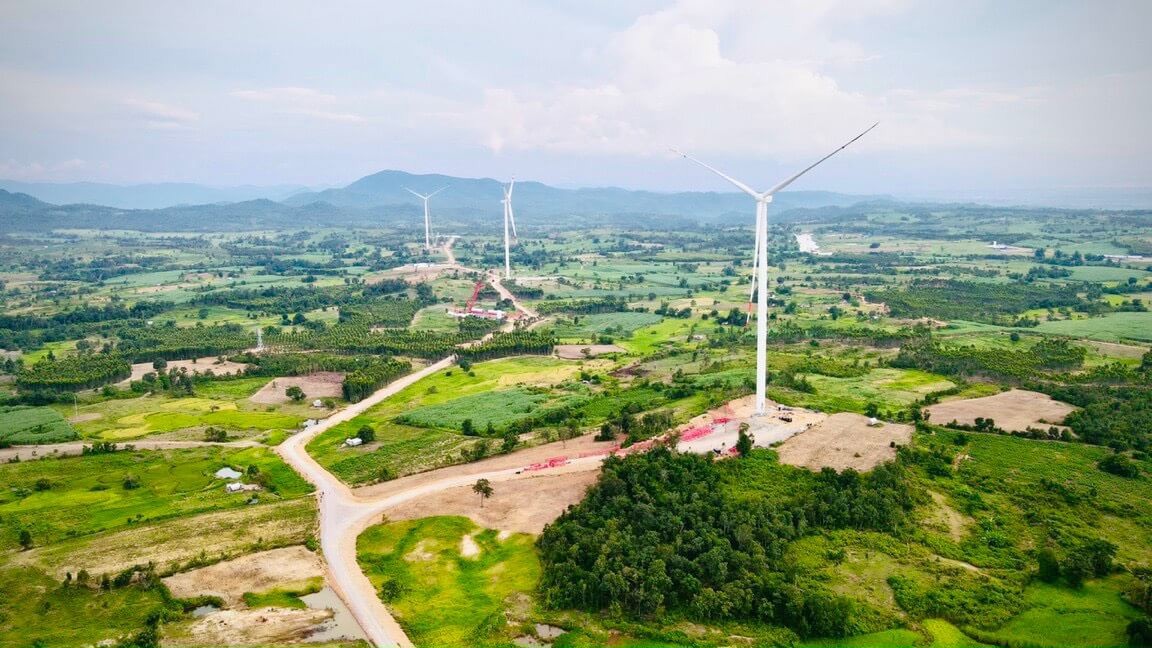 Gia Lai thúc đẩy phát triển điện gió. Ảnh: DN