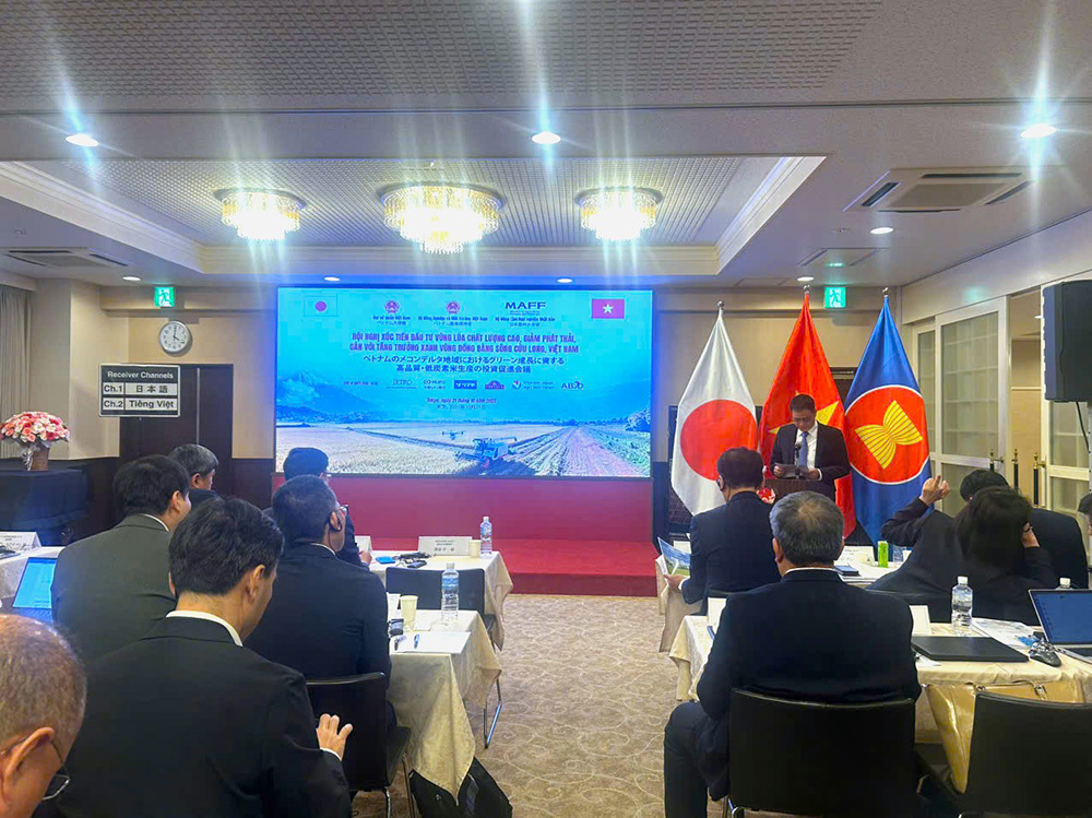 Ông Nguyễn Hoàng Đạo, Chủ tịch HĐQT VNPD phát biểu tại Hội nghị