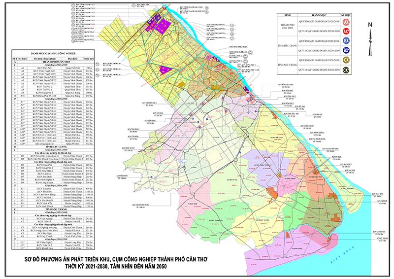 Ban Quản lý các khu chế xuất và công nghiệp Cần Thơ đề xuất tổ chức lập quy hoạch đối với 4 KCN