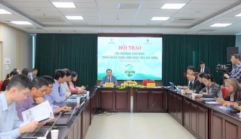 Quang cảnh hội thảo “Thị trường Carbon – Chìa khóa thực hiện mục tiêu Net Zero”.