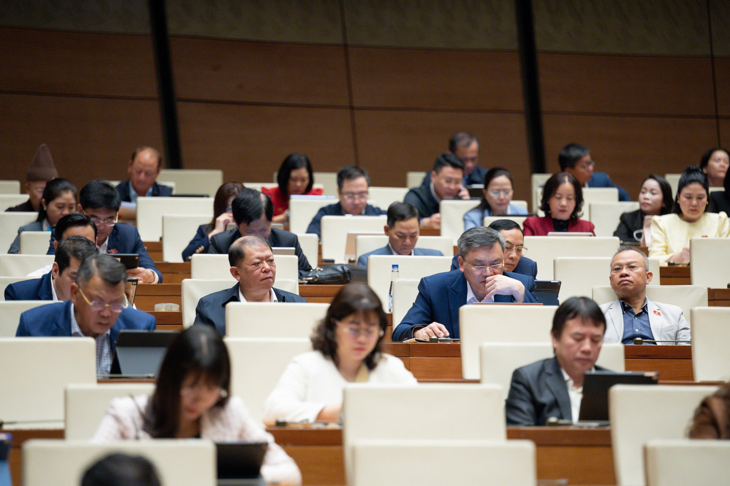 Các đại biểu tại phiên họp.